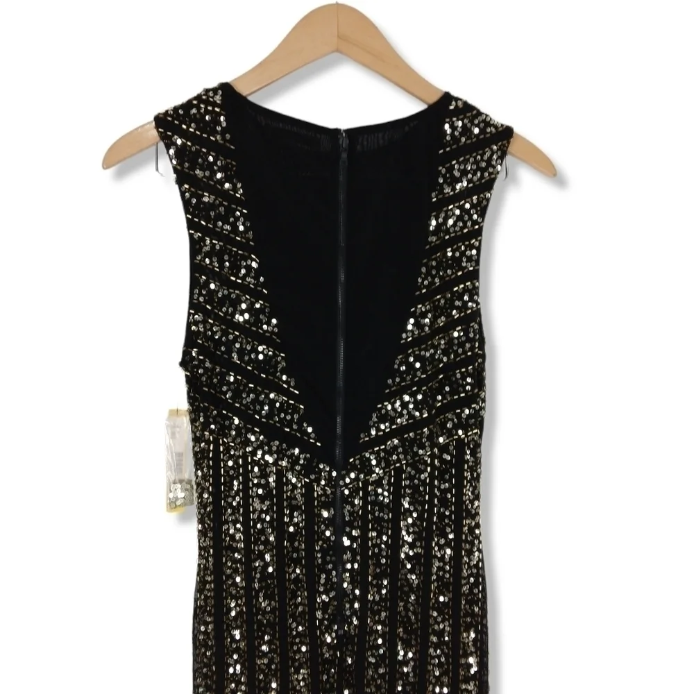 NWT Alice + Olivia Embelished Dress Size 4 Retail $595 - Picture 6 of 11